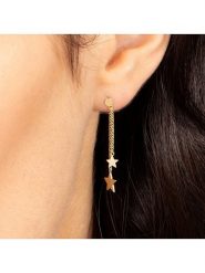 OR ÉCLAT Złote kolczyki-wkrętki "Etoiles Pendantes" rozmiar: onesize. Żółte kolczyki damskie Or Éclat, złote. Za 521.99 zł.