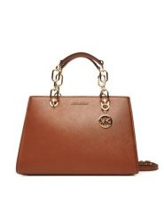 MICHAEL Michael Kors Torebka Cynthia 30S4GCYS2T Brązowy. Brązowe torebki klasyczne damskie MICHAEL Michael Kors, bez wzorów, ze skóry, bez dodatków. Za 1,199.00 zł.