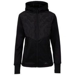 Kurtka Hybrydowa Damska Marney Active Hybrid Jacket. Czarne kurtki damskie Trespass, l, bez wzorów, bez kaptura. Za 267.99 zł.