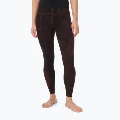 Legginsy treningowe damskie Sweaty Betty Super Soft Yoga. Brązowe legginsy damskie SWEATY BETTY, l, bez wzorów, z elastanu. Za 299.99 zł.
