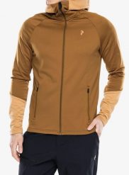 Bluza z kapturem Peak Performance Rider Essentials Zip Hood. Brązowe bluzy z kapturem męskie Peak Performance, m, z elastanu. Za 554.39 zł.