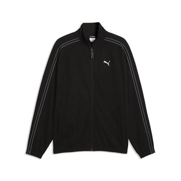 Męska rozpinana bluza dresowa PUMA Class o luźnym kroju PUMA. Czarne bluzy z kapturem męskie Puma, na wiosnę, l, z bawełny. Za 279.00 zł.