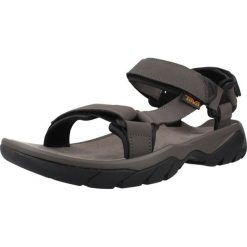 Sandały TEVA M TERRA FI 5 UNI Szary. Szare sandały męskie Teva, z materiału, bez zapięcia. Za 415.99 zł.
