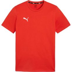 Koszulka męska Puma Team Goal Casuals Tee. Czerwone t-shirty sportowe męskie Puma, m, bez ramiączek, do piłki nożnej. Za 107.24 zł.