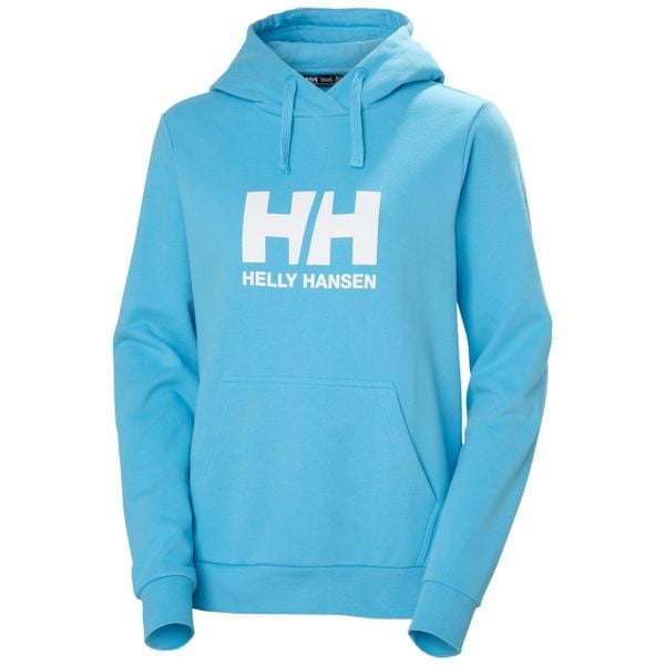 Kurtka dresowa damska z logo Helly Hansen 2.0. Niebieskie kurtki damskie Helly Hansen, bez wzorów, z dresówki, bez kaptura. Za 369.70 zł.
