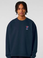 American Universities Bluza "Penn" w kolorze granatowym rozmiar: XXL. Niebieskie bluzy bez kaptura męskie American Universities, xxl. Za 109.78 zł.