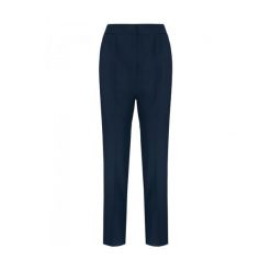Spodnie damskie Kariban Premium. Niebieskie spodnie materiałowe damskie KARIBAN, bez wzorów, z elastanu, eleganckie. Za 320.00 zł.