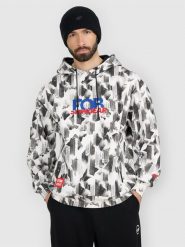 4F Bluza dresowa loose z kapturem męska - biała L. Białe bluzy z kapturem męskie 4f, na zimę, l, z dresówki. Za 249.99 zł.