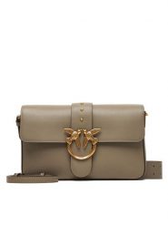 PINKO Torebka Love One Classic Slouchy Fl Al 25-26 PLTT 104524 A0QO Szary. Szare torebki klasyczne damskie Pinko, bez wzorów, ze skóry, bez dodatków. Za 1,579.00 zł.