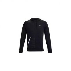 Bluza sportowa męska Under Armour Rush All Purpose Hoodie. Czarne bluzy sportowe męskie Under Armour, bez wzorów, sportowe, bez kołnierzyka, bez ramiączek. Za 553.00 zł.