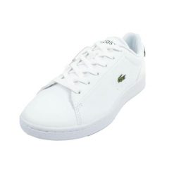 Damskie Skórzane Buty Sportowe Carnab. Białe buty sportowe na co dzień damskie Lacoste, bez wzorów. Za 525.99 zł.