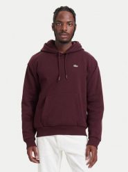Lacoste Bluza SH8863 Brązowy ciemny Relaxed Fit. Brązowe bluzy bez kaptura męskie Lacoste, m, z bawełny. Za 561.99 zł.