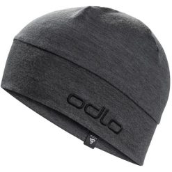 Czapka termoaktywna Odlo Revelstoke Pw Hat - graphite grey melange. Szare czapki męskie Odlo, bez wzorów, sportowe. Za 125.99 zł.