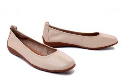 JOSEF SEIBEL 74801 133 220 Fenja 01 sand, baleriny damskie. Brązowe baleriny damskie Josef Seibel, bez wzorów, ze skóry, bez obcasa. Za 339.90 zł.