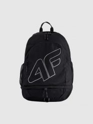 4F Plecak miejski (25 L) z kieszenią na laptop - czarny Uniwersalny. Czarne plecaki damskie 4f, bez wzorów, sportowe. Za 179.99 zł.