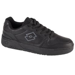 Buty męskie sportowe trampki GROOVN OC. Czarne trampki i tenisówki męskie Lotto, bez wzorów, bez zapięcia. Za 125.00 zł.