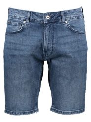 Pepe Jeans Bermudy dżinsowe "Stanley" w kolorze niebieskim rozmiar: W32. Niebieskie szorty męskie Pepe Jeans, z aplikacjami, z jeansu, klasyczne. Za 131.12 zł.