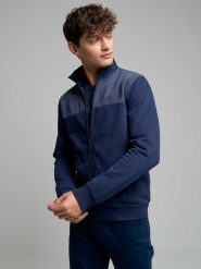 BIG STAR Bluza "Joe" w kolorze granatowym rozmiar: 3XL. Niebieskie bluzy bez kaptura męskie Big Star, xl, z bawełny. Za 149.31 zł.