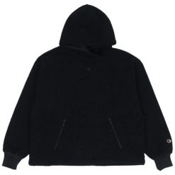 Bluza damska Champion Hooded 117549. Czarne bluzy z kapturem damskie CHAMPION, s, z futra. Za 189.09 zł.