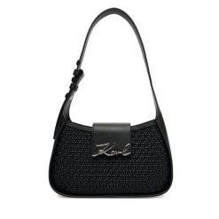 Torebka KARL LAGERFELD. Czarne torebki klasyczne damskie Karl Lagerfeld, bez wzorów, bez dodatków. Za 849.99 zł.