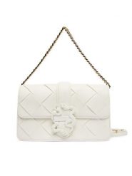 Just Cavalli Torebka 80RA4BM1 ZSD88 Biały. Białe torebki wieczorowe Just Cavalli, bez wzorów, ze skóry, wizytowe, bez kołnierzyka, bez ramiączek. Za 829.99 zł.