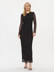 ONLY Sukienka letnia 15310228 Czarny Regular Fit. Czarne sukienki damskie Only, na lato, s, bez wzorów, z syntetyku, bez kołnierzyka, bez ramiączek. Za 269.99 zł.