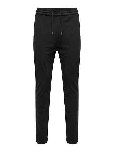 ONLY & SONS Spodnie dresowe w kolorze czarnym rozmiar: S. Czarne spodnie dresowe męskie Only & Sons, bez wzorów, z dresówki. Za 52.67 zł.