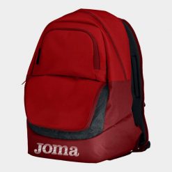 Plecak Red Joma Diamond II - trwały i przestronny design. Czerwone plecaki męskie Joma, bez wzorów. Za 79.99 zł.