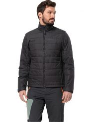 Jack Wolfskin Kurtka pikowana "Lapawa" w kolorze czarnym rozmiar: S. Czarne kurtki męskie Jack Wolfskin, s, bez wzorów, z materiału, bez kaptura. Za 263.53 zł.