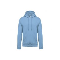 Bluza z kapturem Kariban. Niebieskie bluzy z kapturem męskie KARIBAN, l, z bawełny. Za 192.00 zł.