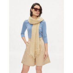 Szal Weekend Max Mara. Brązowe szaliki i kominy damskie Weekend Max Mara, bez wzorów. Za 629.99 zł.