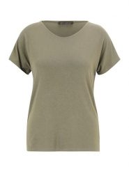 Betty Barclay Koszulka w kolorze khaki rozmiar: 42. Brązowe bluzki damskie Betty Barclay, bez wzorów, bez kołnierzyka, bez ramiączek. Za 49.41 zł.