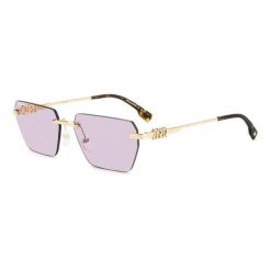 Okulary przeciwsłoneczne DSQUARED2 D2 0102/S EYR dla mężczyzn, rozmiar 58 mm. Fioletowe okulary przeciwsłoneczne męskie Dsquared, prostokątne. Za 1,414.45 zł.