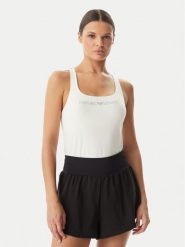 Emporio Armani Underwear Top EW002903 AF19026 U1131 Biały Slim Fit. Białe topy damskie Emporio Armani Underwear, m, bez wzorów, z bawełny, bez ramiączek. Za 219.99 zł.