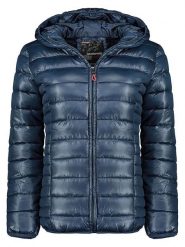 Geographical Norway Kurtka pikowana "Annecy" w kolorze granatowym rozmiar: L. Niebieskie kurtki damskie Geographical Norway, l, bez wzorów, bez kaptura. Za 145.95 zł.