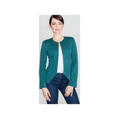Żakiet K072 Zielony. Zielone marynarki i żakiety damskie Lenitif, m, bez wzorów, eleganckie. Za 129.00 zł.