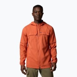 Koszula z kapturem męska Columbia Skien Valley Hooded Long Sleeve Shirt. Brązowe bluzy bez kaptura męskie Columbia, m, bez wzorów, bez kołnierzyka, bez ramiączek. Za 351.99 zł.