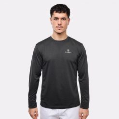 T-shirt chłodzący z długim rękawem i ochroną UV. Brązowe koszulki męskie z długim rękawem G-HEAT, xs, bez wzorów, bez kołnierzyka. Za 173.64 zł.