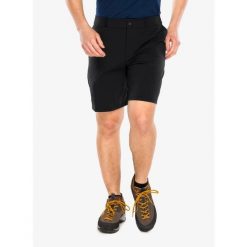 Spodenki turystyczne męskie Black Diamond Pursuit Shorts. Czarne szorty męskie Black Diamond, bez kołnierzyka. Za 285.49 zł.