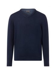 Finshley & Harding Sweter z zawartością kaszmiru Mężczyźni Bawełna niebieski jednolity, XL. Niebieskie swetry męskie Finshley & Harding, m, bez wzorów, z bawełny, bez kołnierzyka. Za 229.95 zł.