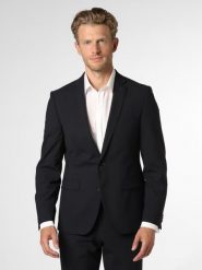 Finshley & Harding London marynarka od garnituru modułowego Mężczyźni Slim Fit Sztuczne włókno niebieski, 25. Niebieskie marynarki męskie Finshley & Harding London, bez wzorów, z włókna. Za 999.95 zł.