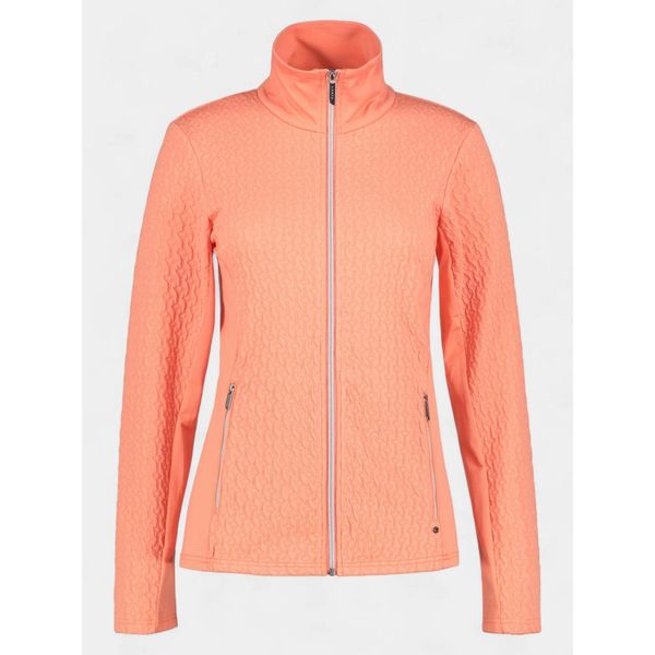 Sweter Damski Luhta Engelsby. Brązowe swetry klasyczne damskie Luhta, z polaru, bez kołnierzyka. Za 379.00 zł.