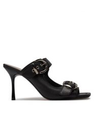 PINKO Klapki Lisa 13 SD0309 P003 Czarny. Czarne klapki damskie Pinko, bez wzorów, ze skóry, bez obcasa. Za 1,329.00 zł.