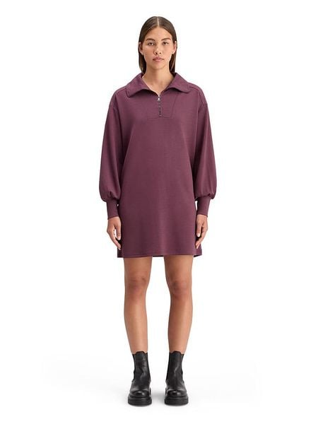 Scotch & Soda Sukienka dresowa w kolorze bordowym rozmiar: M. Czerwone sukienki damskie Scotch & Soda, na co dzień, m, bez wzorów, z dresówki, bez kołnierzyka, bez ramiączek, mini, proste. Za 214.19 zł.