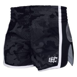 Spodenki Muay Thai męskie EXTREME HOBBY HAVOC. Czarne szorty męskie EXTREME HOBBY, z elastanu, bez kołnierzyka. Za 209.00 zł.