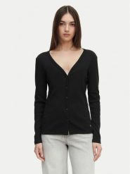 Calvin Klein Jeans Bluzka LV047G207G Czarny Regular Fit. Czarne bluzki damskie Calvin Klein Jeans, xs, bez wzorów, z bawełny, bez ramiączek. Za 249.99 zł.