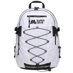 Plecak damski Superdry 28 L. Białe plecaki damskie Superdry., bez wzorów, sportowe. Za 281.45 zł.