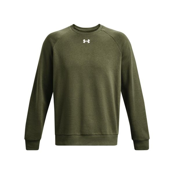 Bluza Under Armour Rival Fleece Crew. Zielone bluzy bez kaptura męskie Under Armour, l. Za 279.99 zł.