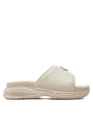 Calvin Klein Jeans Klapki Chunky Comf Slide Mtr YW0YW01506 Écru. Klapki damskie Calvin Klein Jeans, bez wzorów, z jeansu, bez obcasa. Za 319.99 zł.