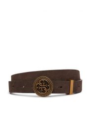 Guess Pasek W5BZ11 L0491 Brązowy ciemny. Brązowe paski damskie Guess, z aplikacjami. Za 234.99 zł.